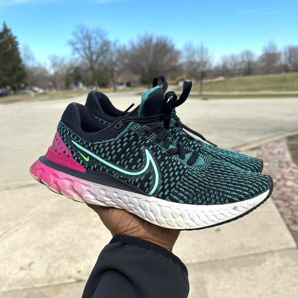Nike React Infinity Run‎ Flyknit 3 Women's Road Running Athletic Shoes Size 10.5 - Picture 11 of 14